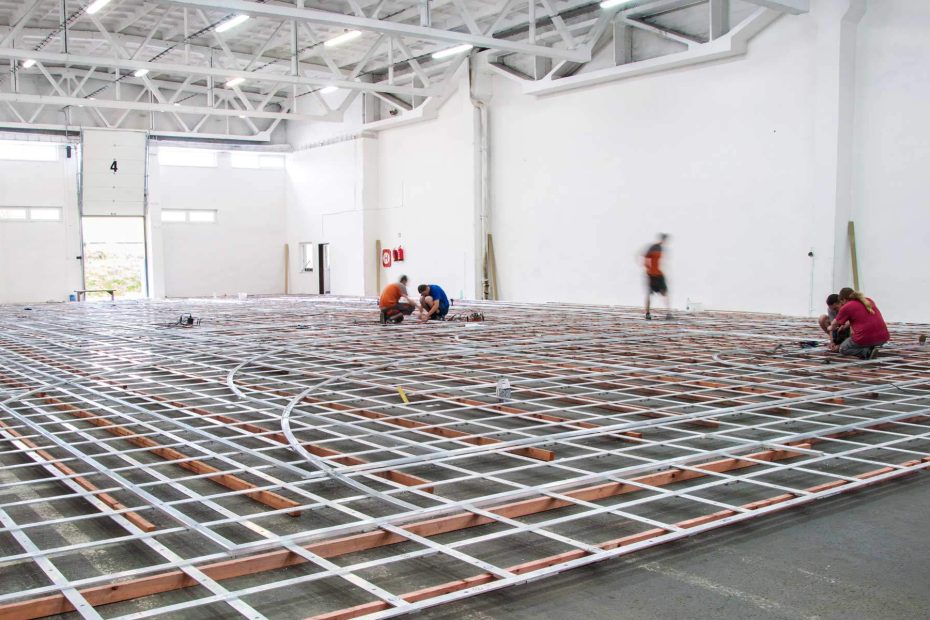 مراحل اجرای گرمایش از کف