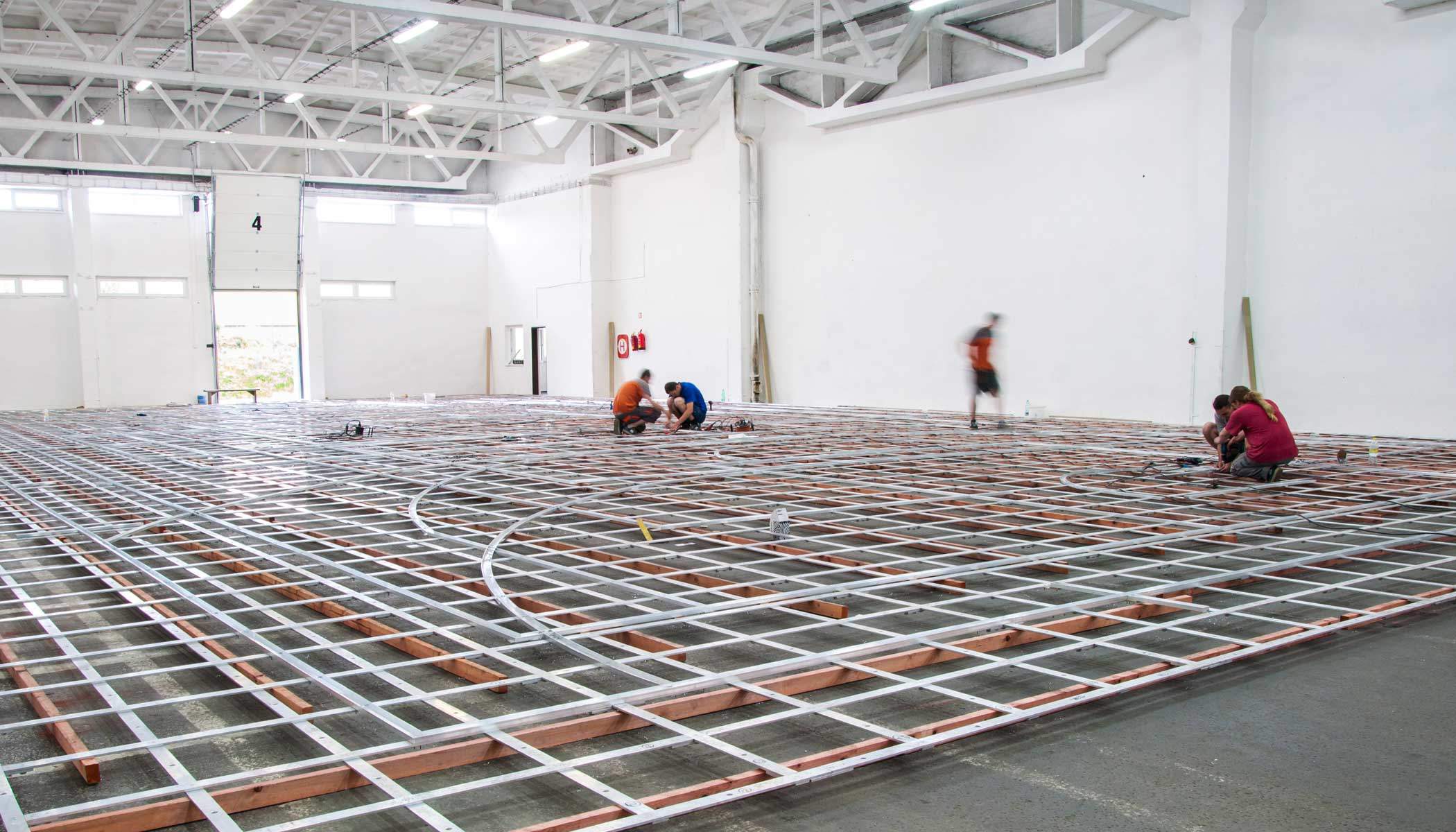 خانه 8 مراحل اجرای گرمایش از کف