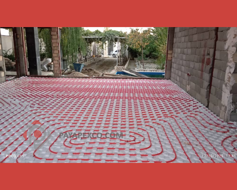 پروژه گرمایش از کف ویلا