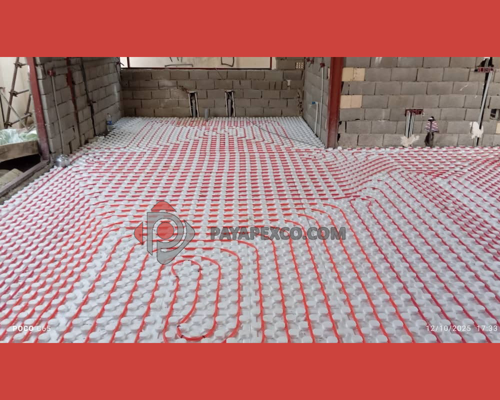 13 تولید، فروش، اجرای پروژه گرمایش از کف