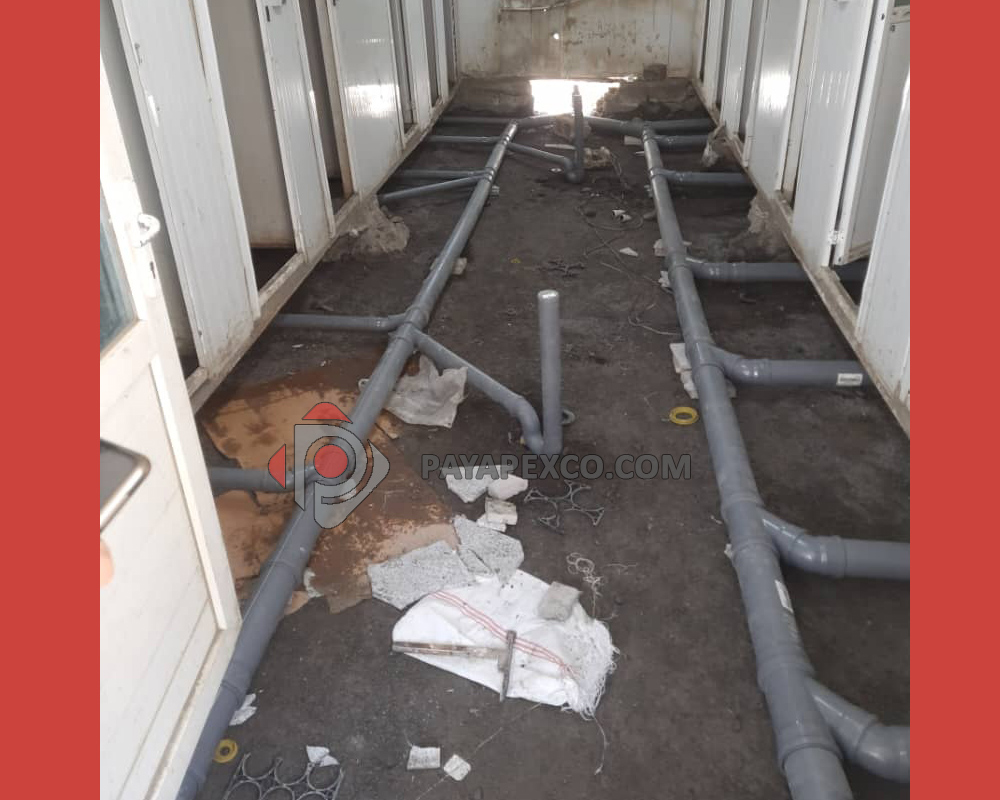 اجرای زیرساخت لوله کشی ساختمان و سرویس های بهداشتی