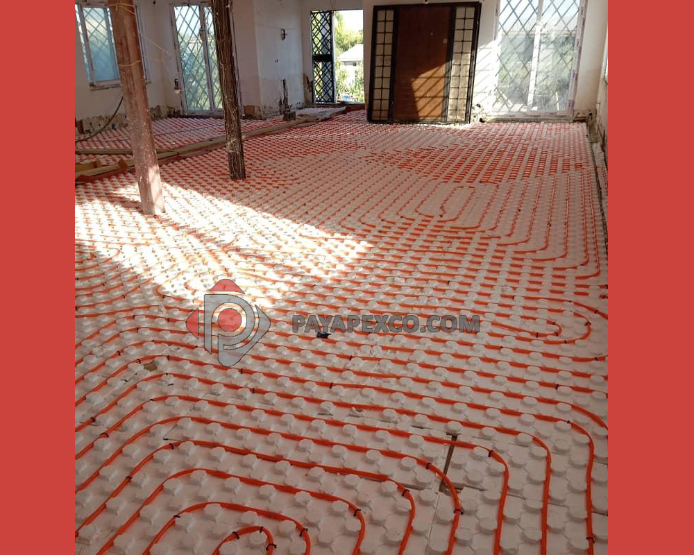 پروژه گرمایش از کف تهران توسط پایاپکس