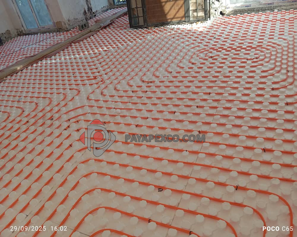 7 تولید، فروش، اجرای پروژه گرمایش از کف